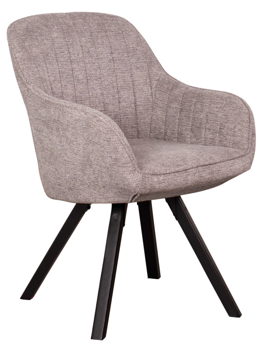 Diningsessel Matera Mouse Grey Drehbar Grau